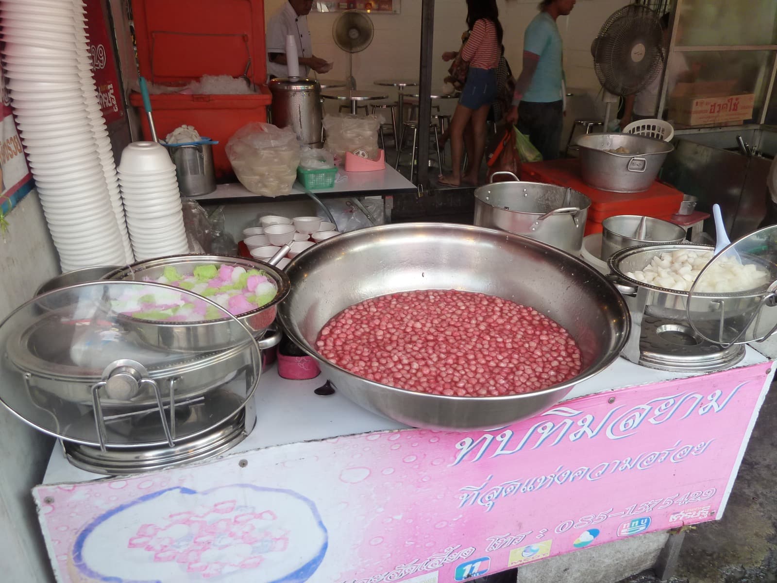Vendor stalls at Chatuchak Weekend Market in Bangkok