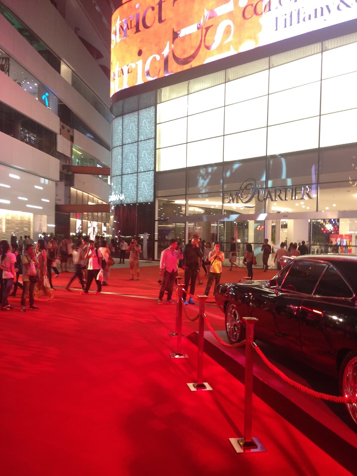 EmQuartier shopping complex in Bangkok