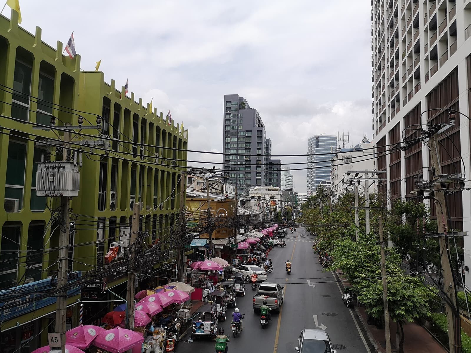 Soi Ari neighborhood street in Bangkok