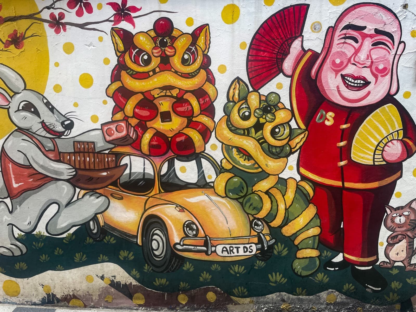 Street art in Talat Noi Chinatown Bangkok