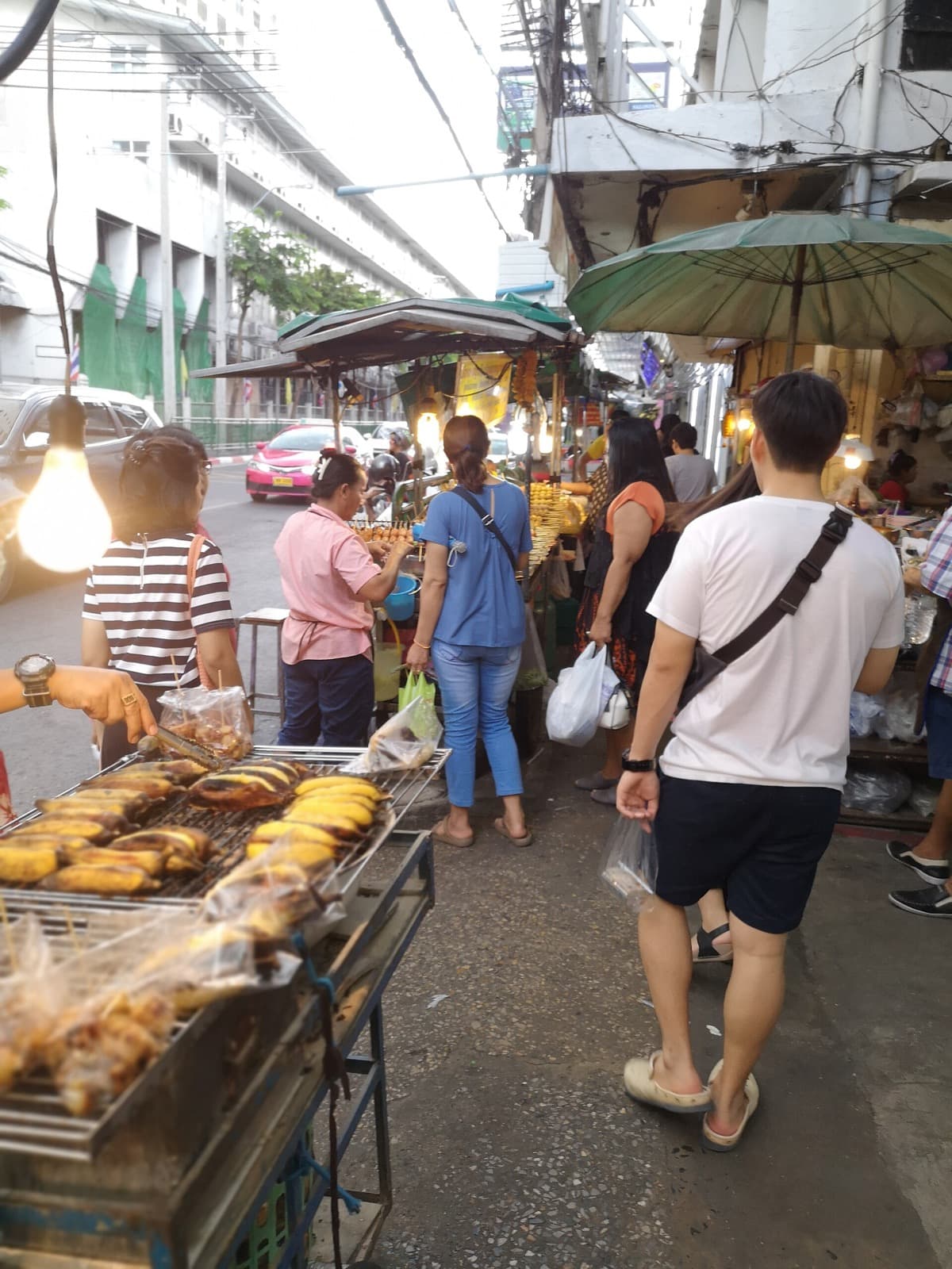 Street food at Wang Lang Market in Bangkok